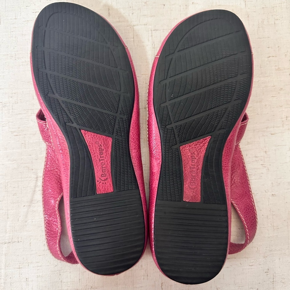 🌺 Bare Traps Hot Pink Leather Sandals – Size 10M - Picture 10 of 11